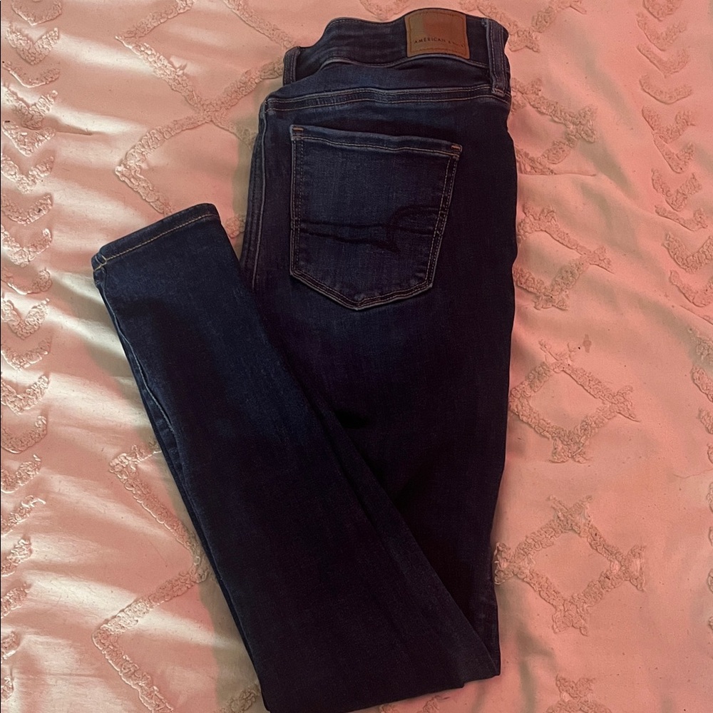 American Eagle Outfitters Dark Indigo Skinny Jeans